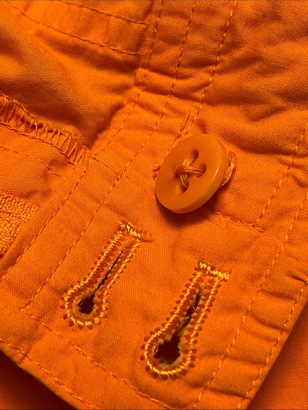 Ralph Lauren  orange woman cargo cotton pants, size 12, nice!! - Picture 11 of 14